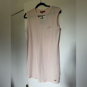 Sleeveless Mini Dress in Light Pink - Unbranded